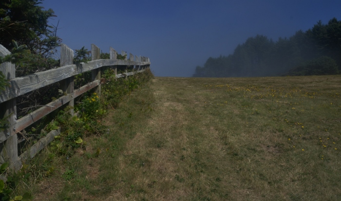Rock Creek Overlook, a grassy knoll